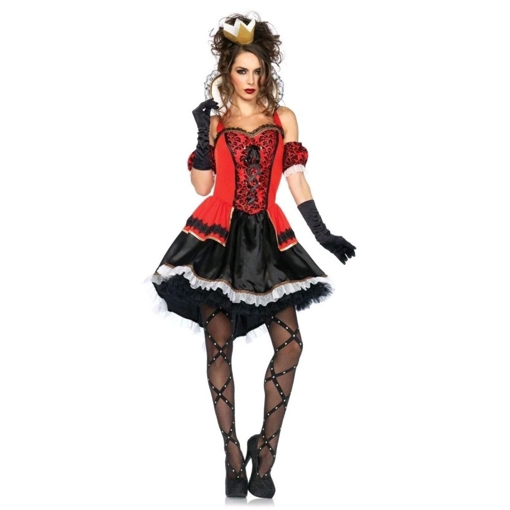 Leg Avenue Adult Royally Sexy Queen 4pc. Costume Halloween Cosplay Sz Small